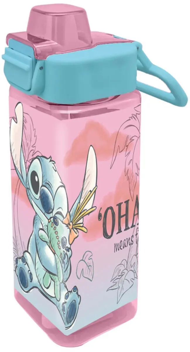 Lilo & Stitch Drinkfles Roze 500ml