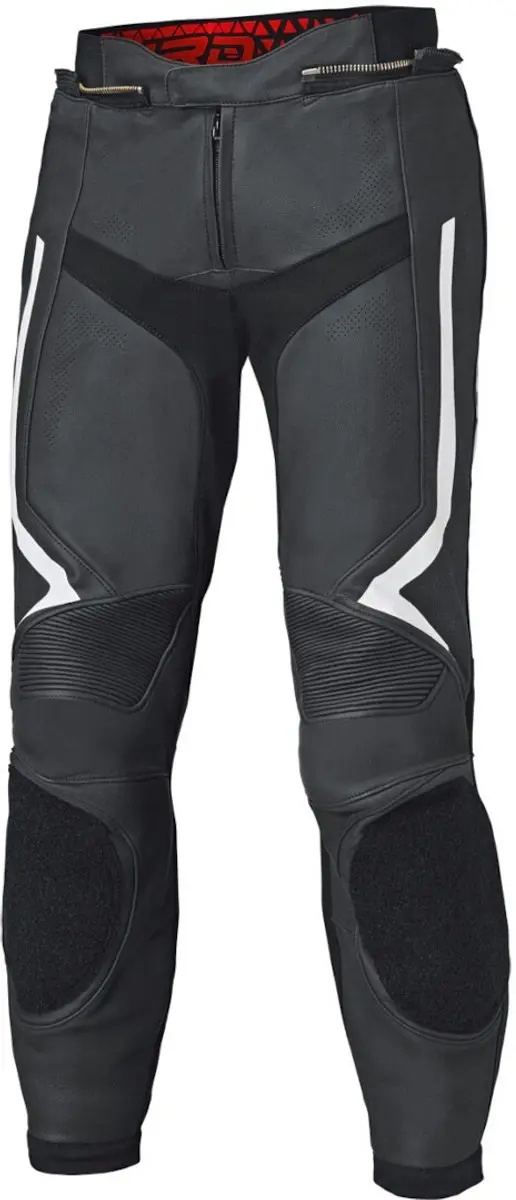 Held Street Rocket 4 Zwart Wit Leren Motorbroek