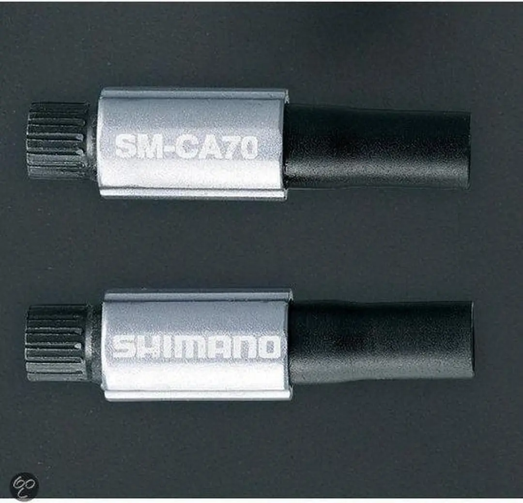 Shimano SM-CA70 Kabelversteller 35mm - Zwart/Zilver - 2 Stuks