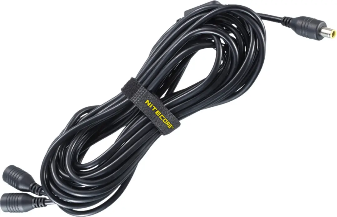 Nitecore MAC-NIT-5m Verlengkabel Zonnepaneel - 5m - Zwart