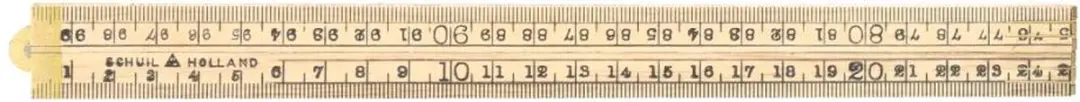 Schuil Duimstok 1514 - 1m - Bruin