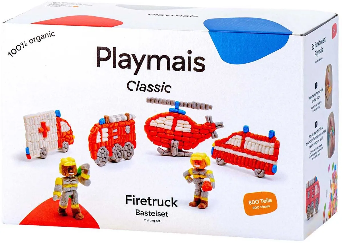 PlayMais Classic Brandweer - 800 Stukjes
