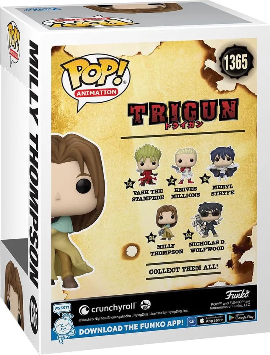 Funko POP! Trigun Milly Thompson 68036 - Verzamelfiguur - 9cm - Multicolor