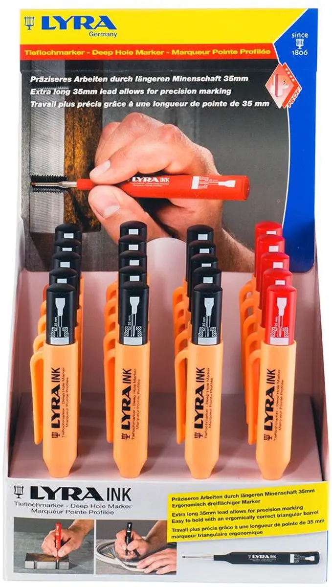 Lyra 4480017 Ink Merkstift - Rood