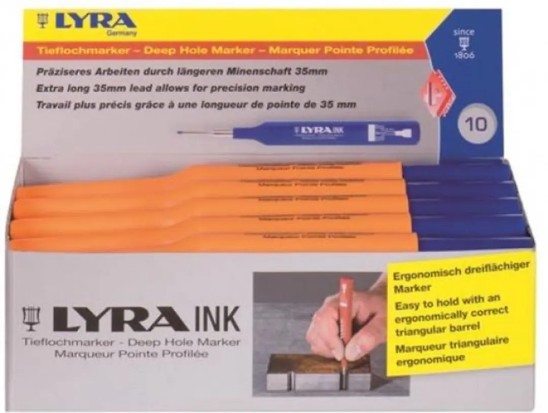 Lyra Ink Deep Hole Marker - Blauw