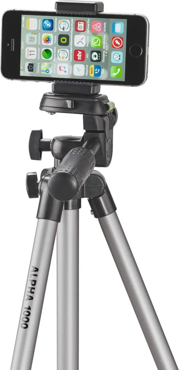 Cullmann Alpha 1000 52102 Aluminium Statief - 3 Secties - Grijs