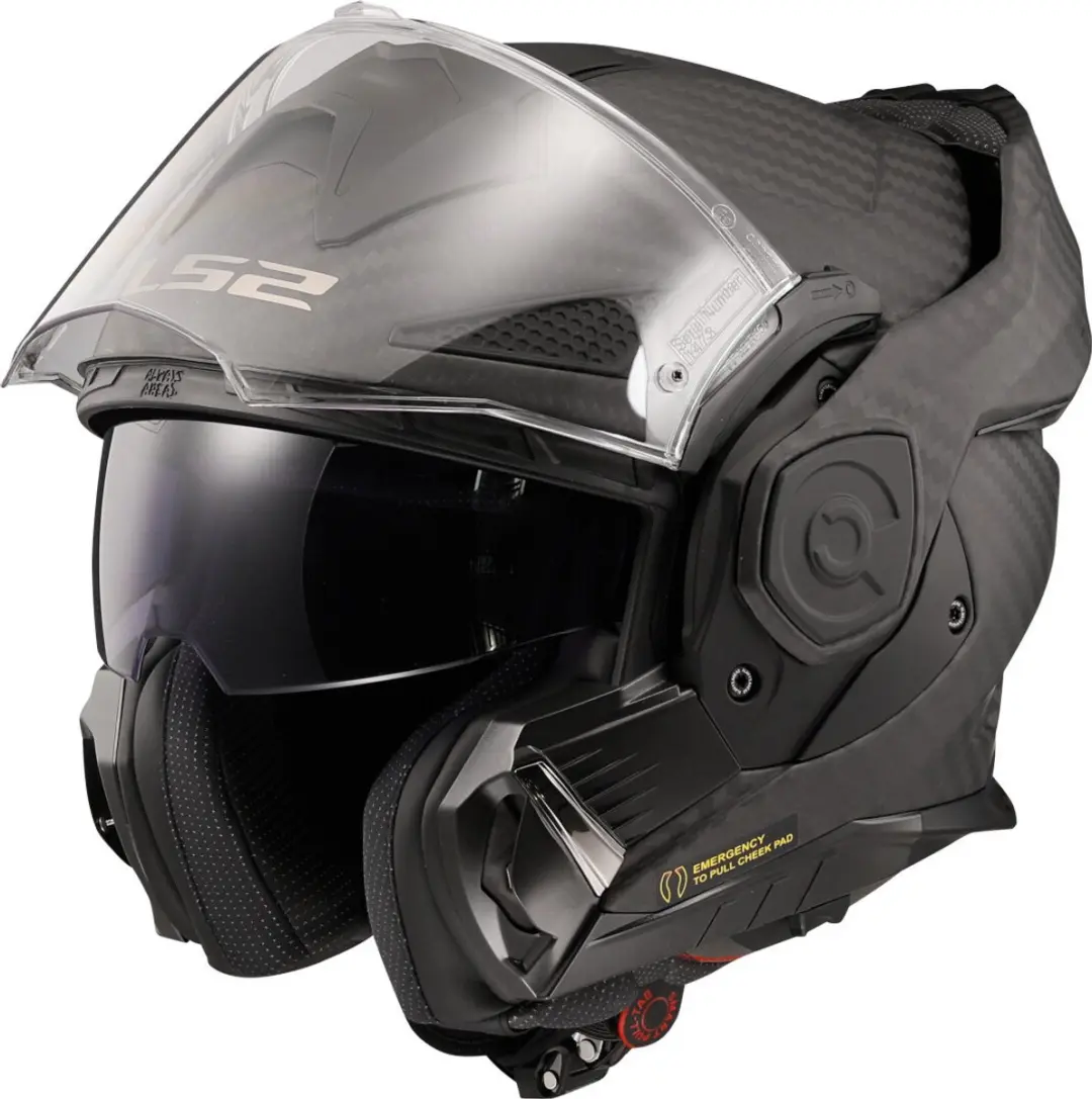 LS2 FF901 Advant X Solid Mat Carbon Helm - S