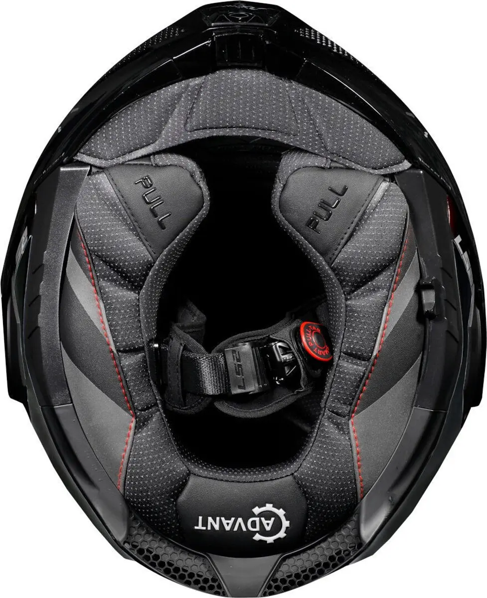 LS2 FF901 Advant X Solid Mat Carbon 06 Systeemhelm
