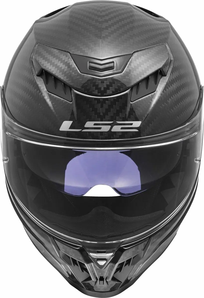LS2 FF807 Dragon Mat Carbon Integraalhelm - XS Zwart