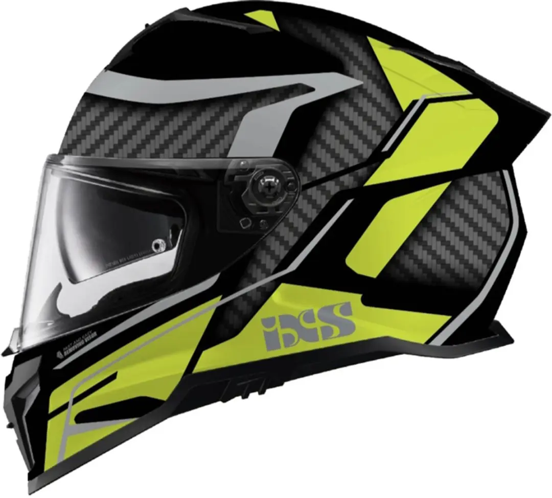 IXS iXS912 SV 2.0 Blade Mat Zwart Geel Integraalhelm