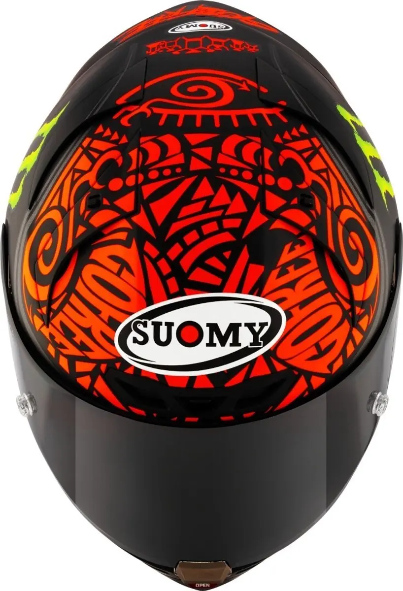 Suomy S1-XR GP Bagnaia Monster Replica 2024 Integraalhelm - Zwart/Rood