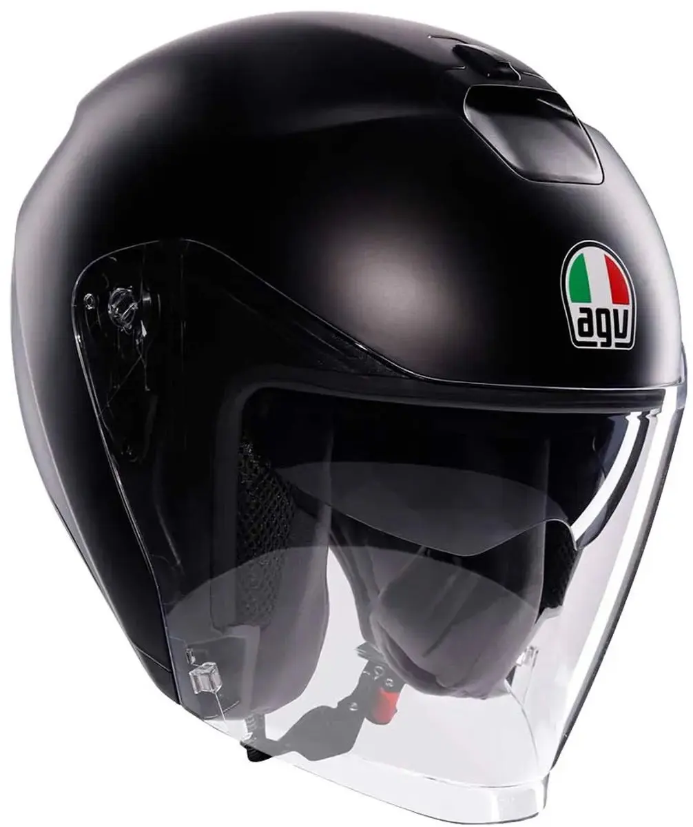 AGV Irides Mono Logo Jethelm - XS - Mat Zwart
