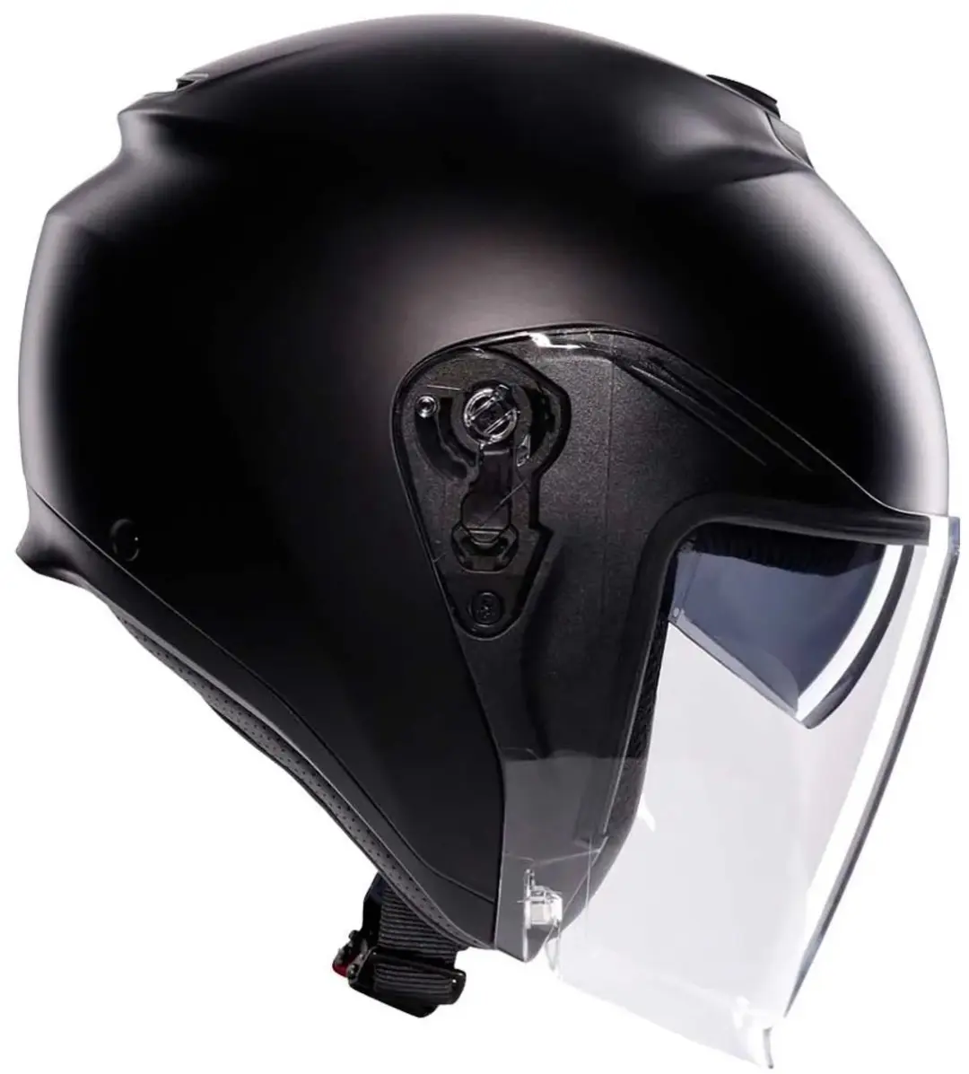 AGV Irides Mono Logo Jethelm - XS - Mat Zwart