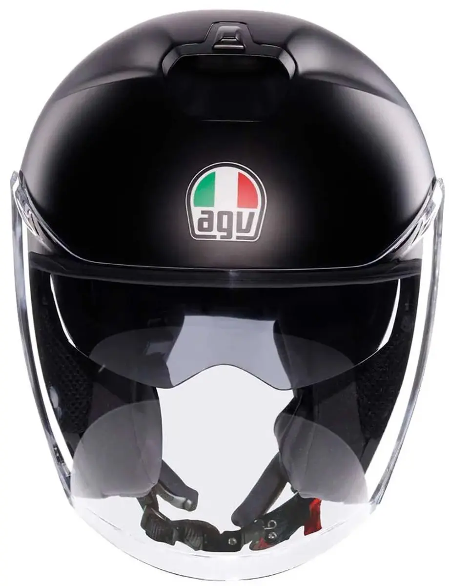 AGV Irides Mono Logo Jethelm - XS - Mat Zwart