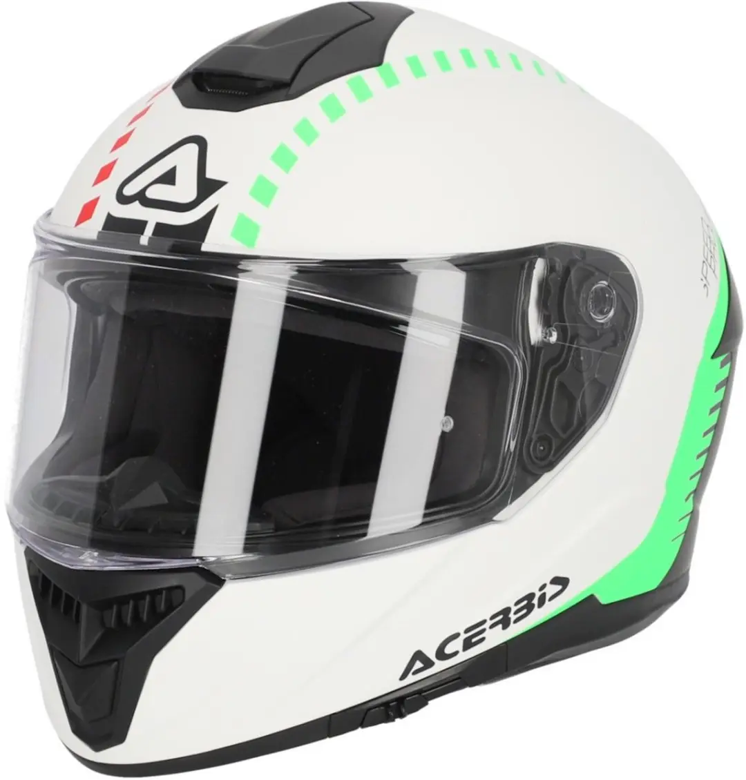 Acerbis Krapon Mat Witte Integraalhelm