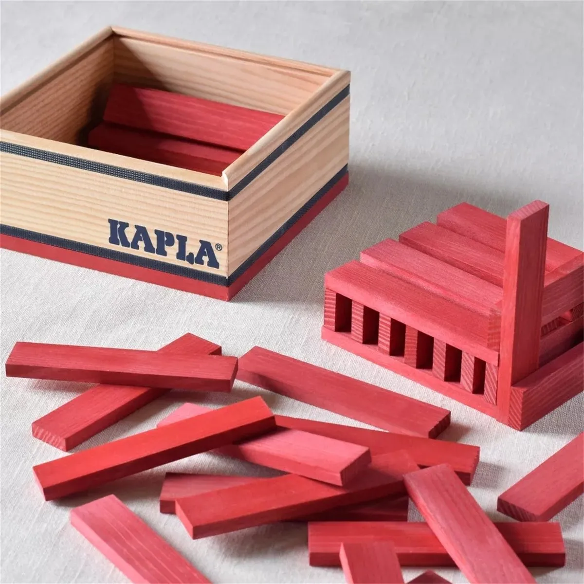 KAPLA Constructiespeelgoed Rood - 40 Plankjes