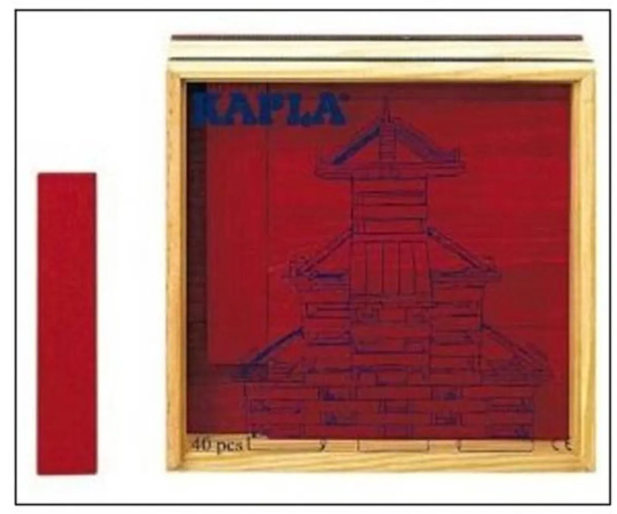 KAPLA Constructiespeelgoed Rood