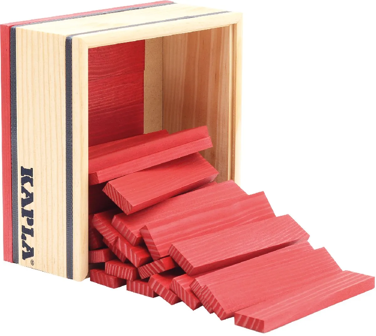 KAPLA Constructiespeelgoed Rood - 40 Plankjes
