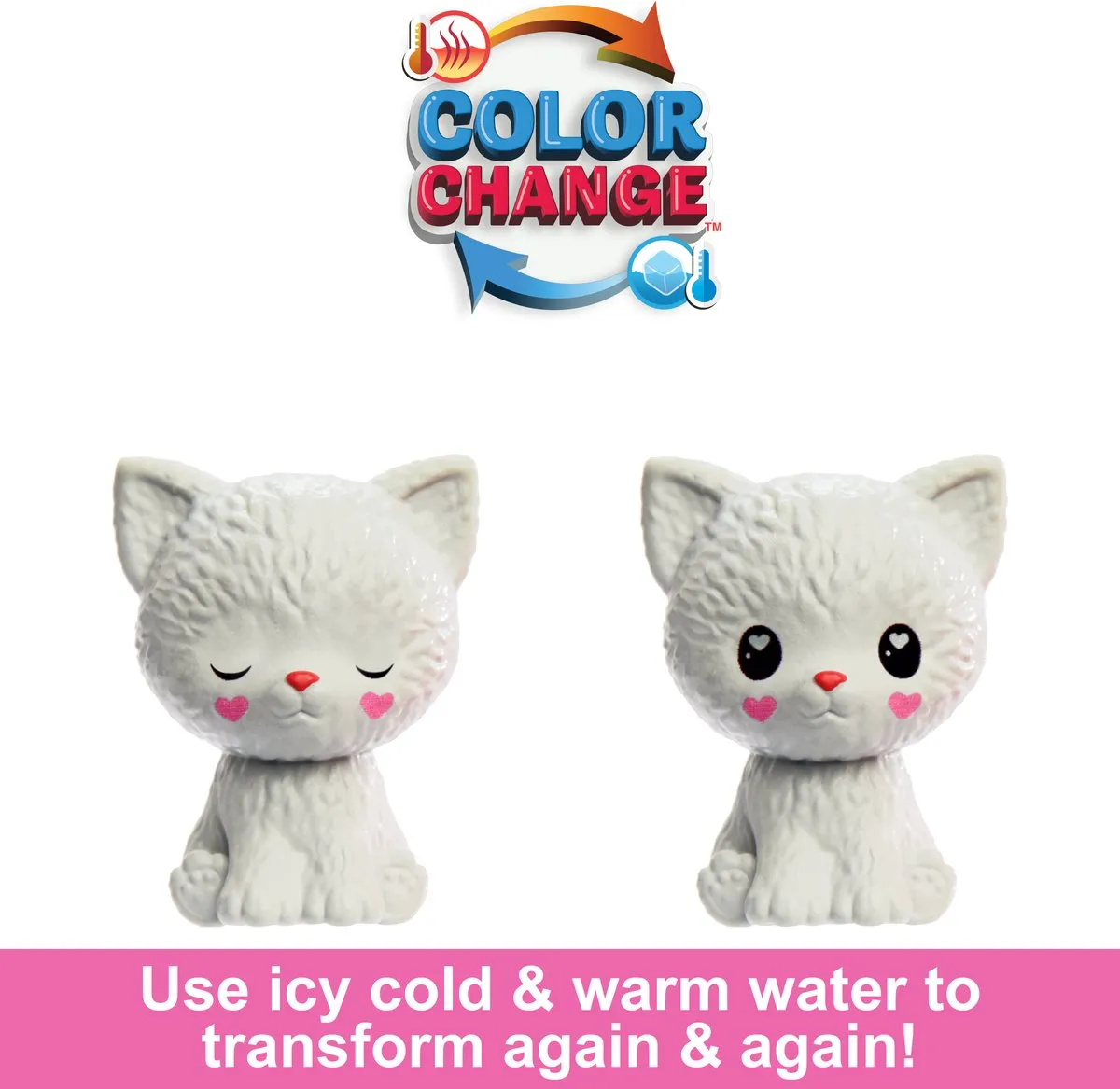 Barbie Cutie Reveal Pop HRK28 Kitten Rode Panda