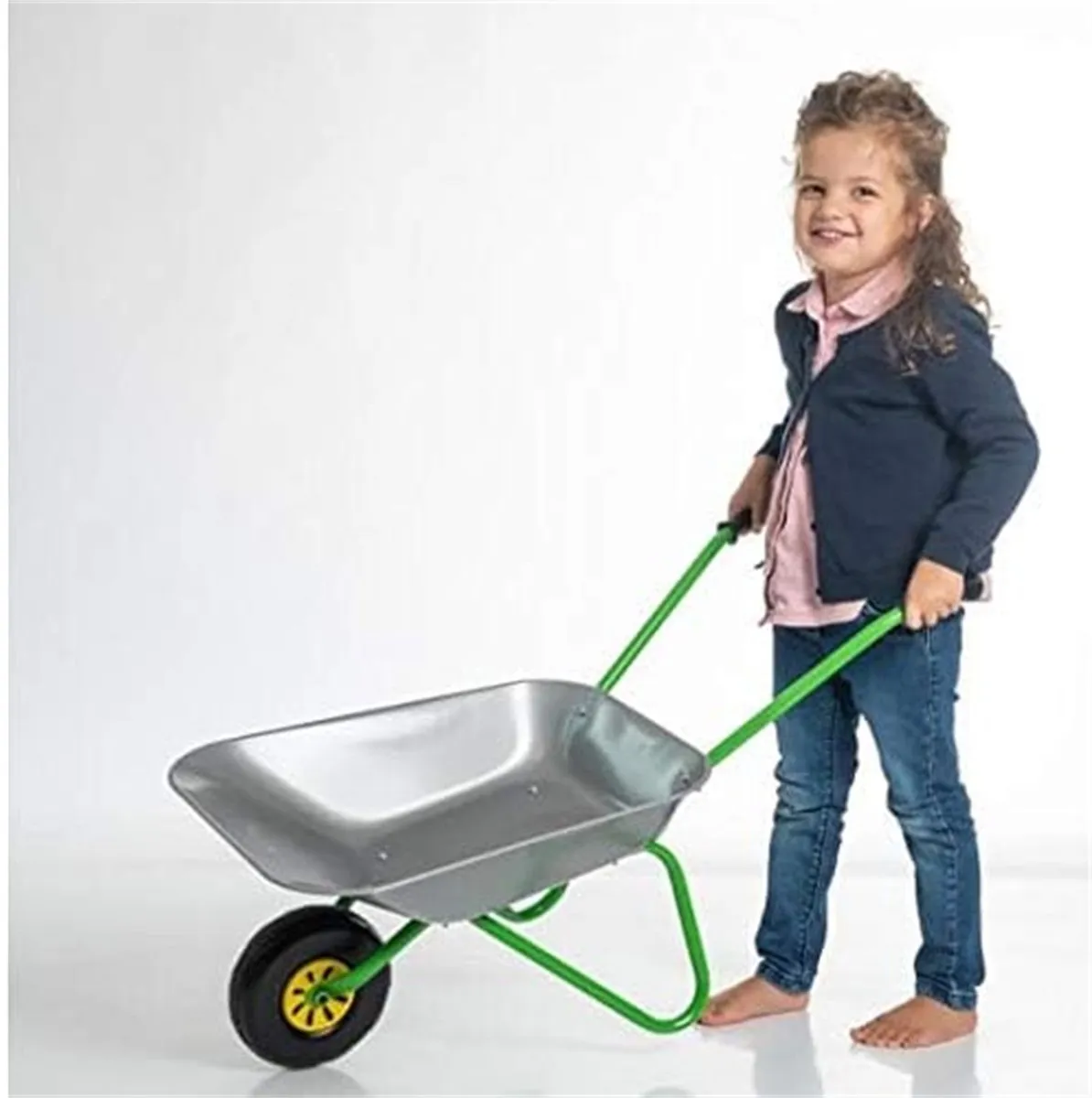 Rolly Toys Metalen Kruiwagen 271757 - Groen/Grijs