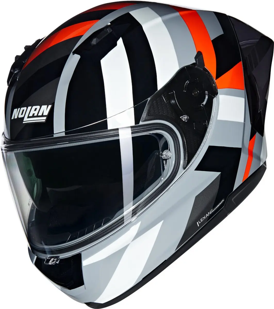 Nolan N60-6 Sport Dinamico 345 Grijs Oranje Zwart Glossy Integraalhelm