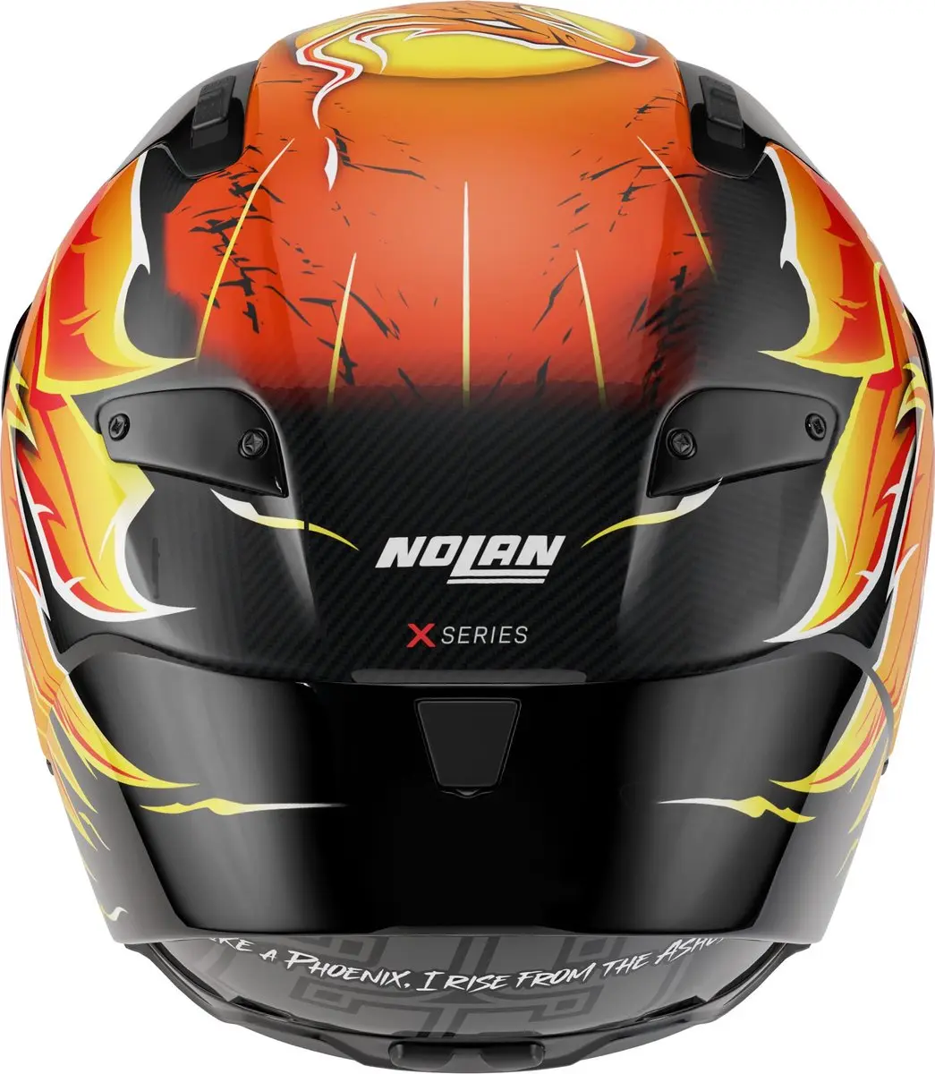 Nolan X-804 RS Replica Iannone Helm - XL Rood/Zwart - afbeelding 3 van 6