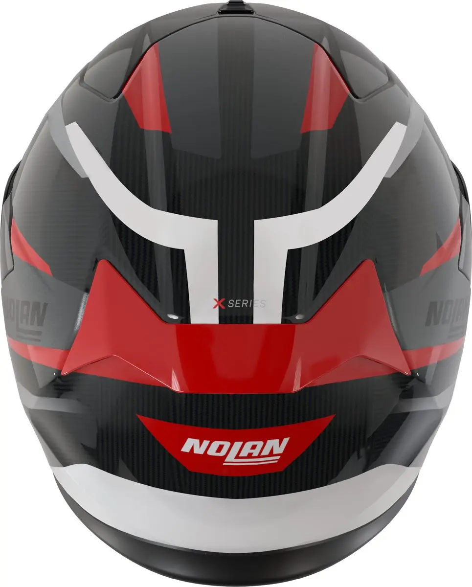 Nolan X-904 Ultra Carbon Calibro Helm - XS - Zwart/grijs/rood