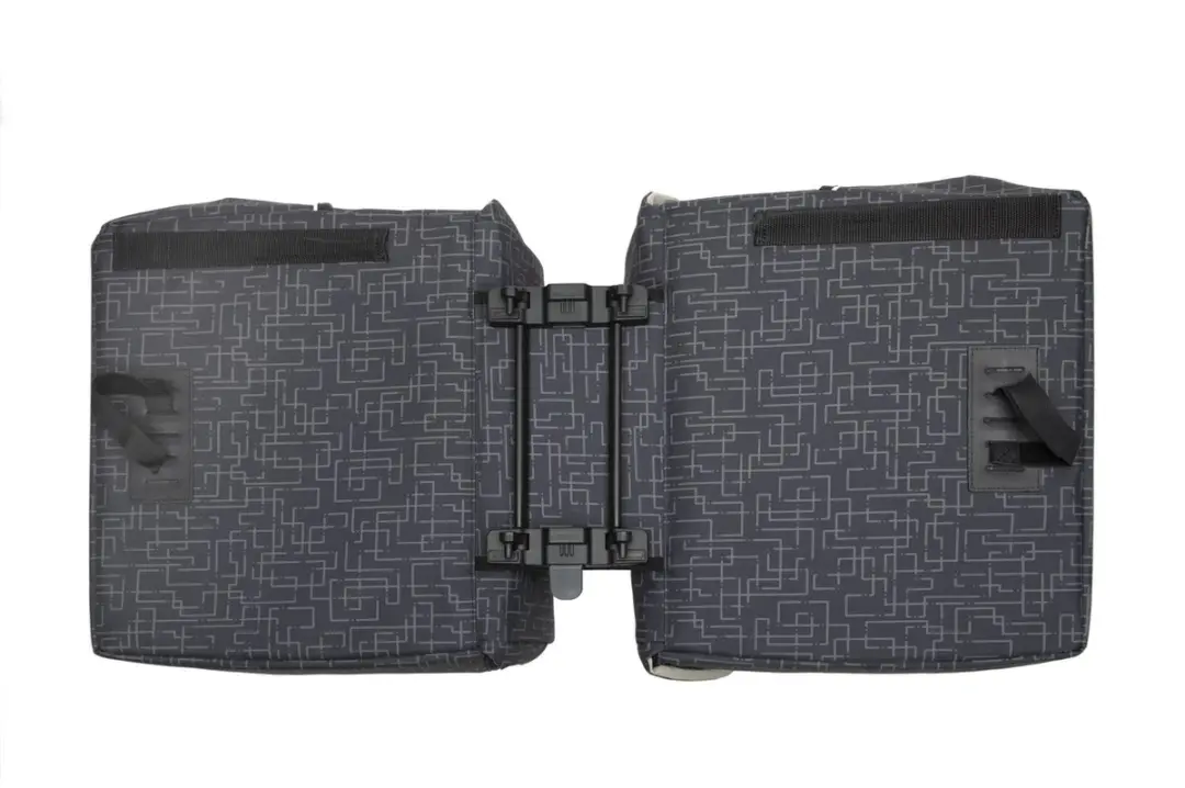 New Looxs Ivy Mondi Joy Dubbele Fietstas 38L - Zwart