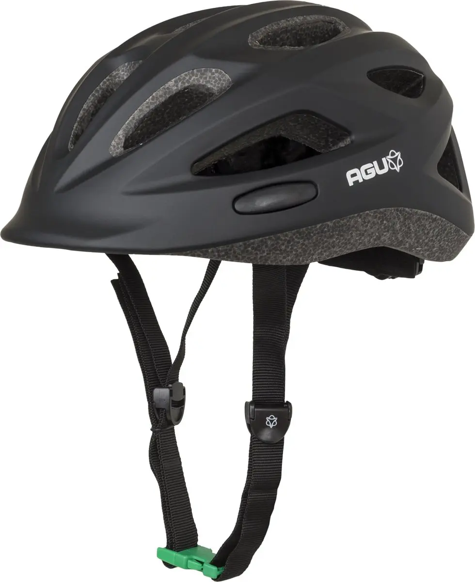 AGU GO Kids Fietshelm - One Size 48-54cm - Zwart