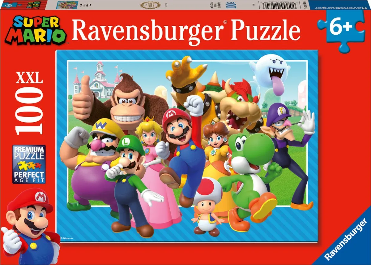 Ravensburger Super Mario Legpuzzel 100 XXL Stukjes - Multicolour