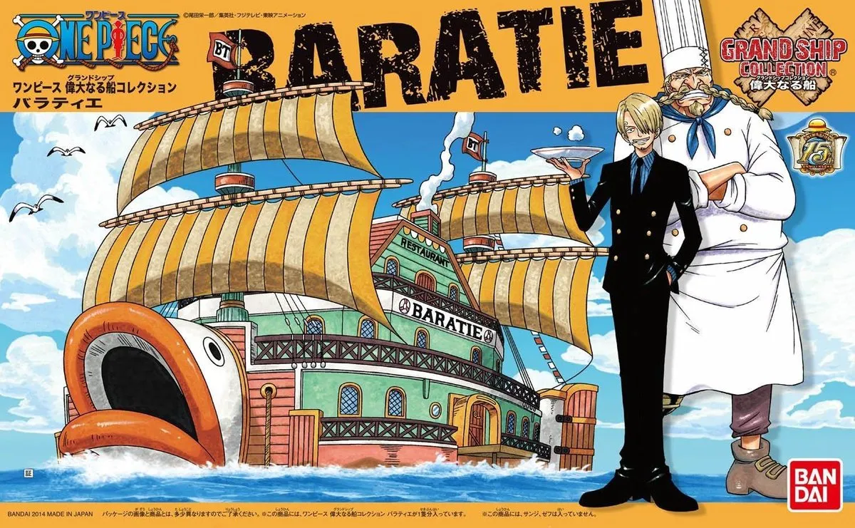 Bandai Grand Ship Collection Baratie Modelbouwset - 15cm - Multi