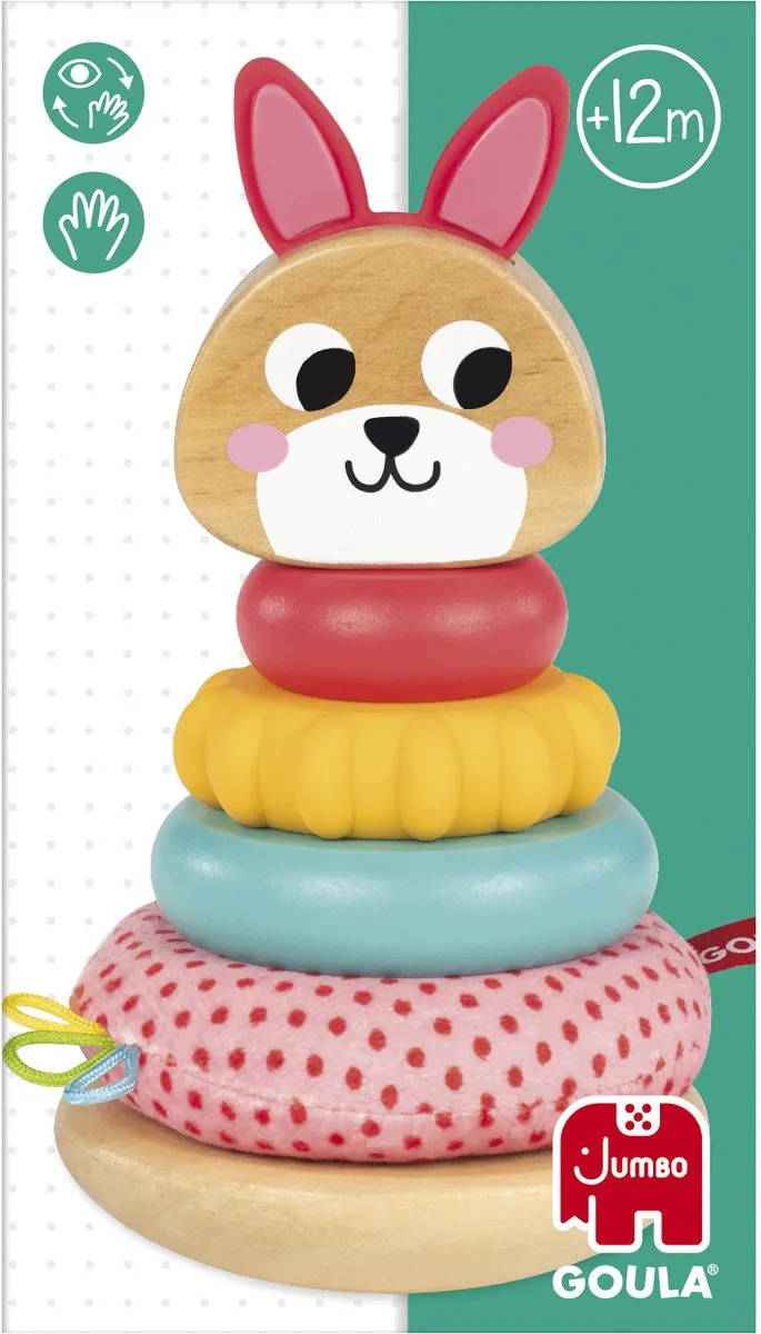 Jumbo Goula Stacking Rabbit Educatief Spel - Meerkleurig