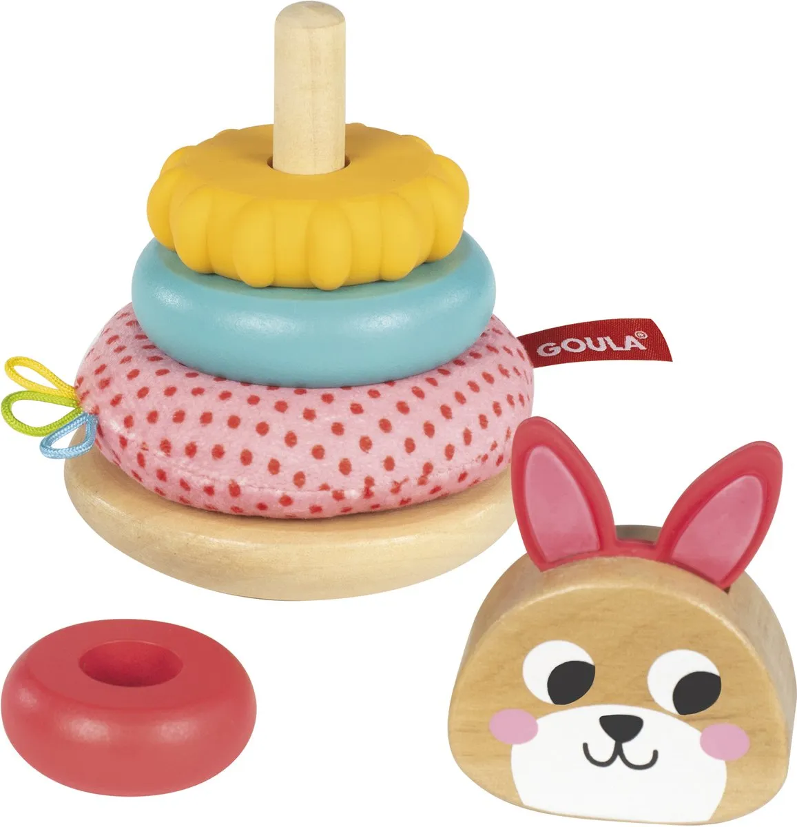 Jumbo Goula Stacking Rabbit Educatief Spel - Meerkleurig