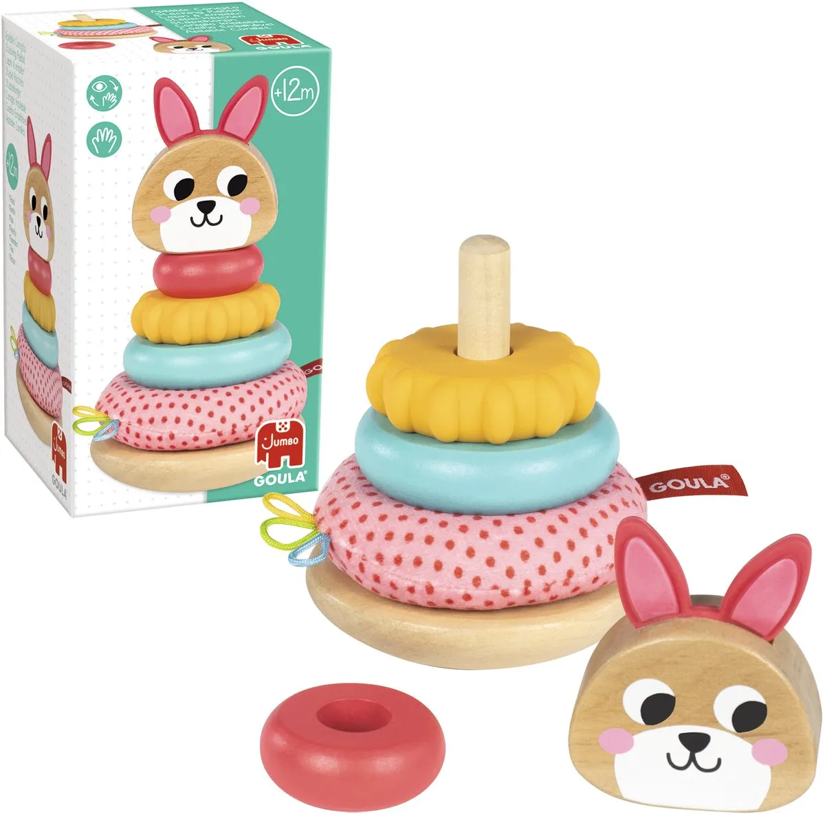 Jumbo Goula Stacking Rabbit Educatief Spel - Meerkleurig