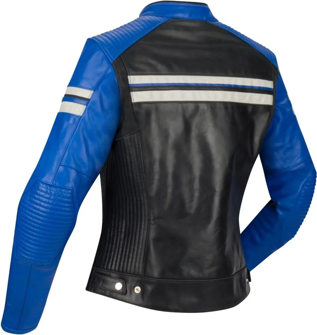 Segura Romeo Dames Lederen Motorfietsjas - Bruin/Wit 42