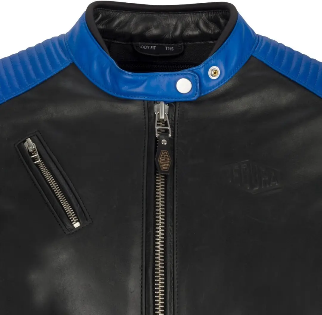 Segura Romeo Dames Lederen Motorfietsjas - Bruin/Wit 42