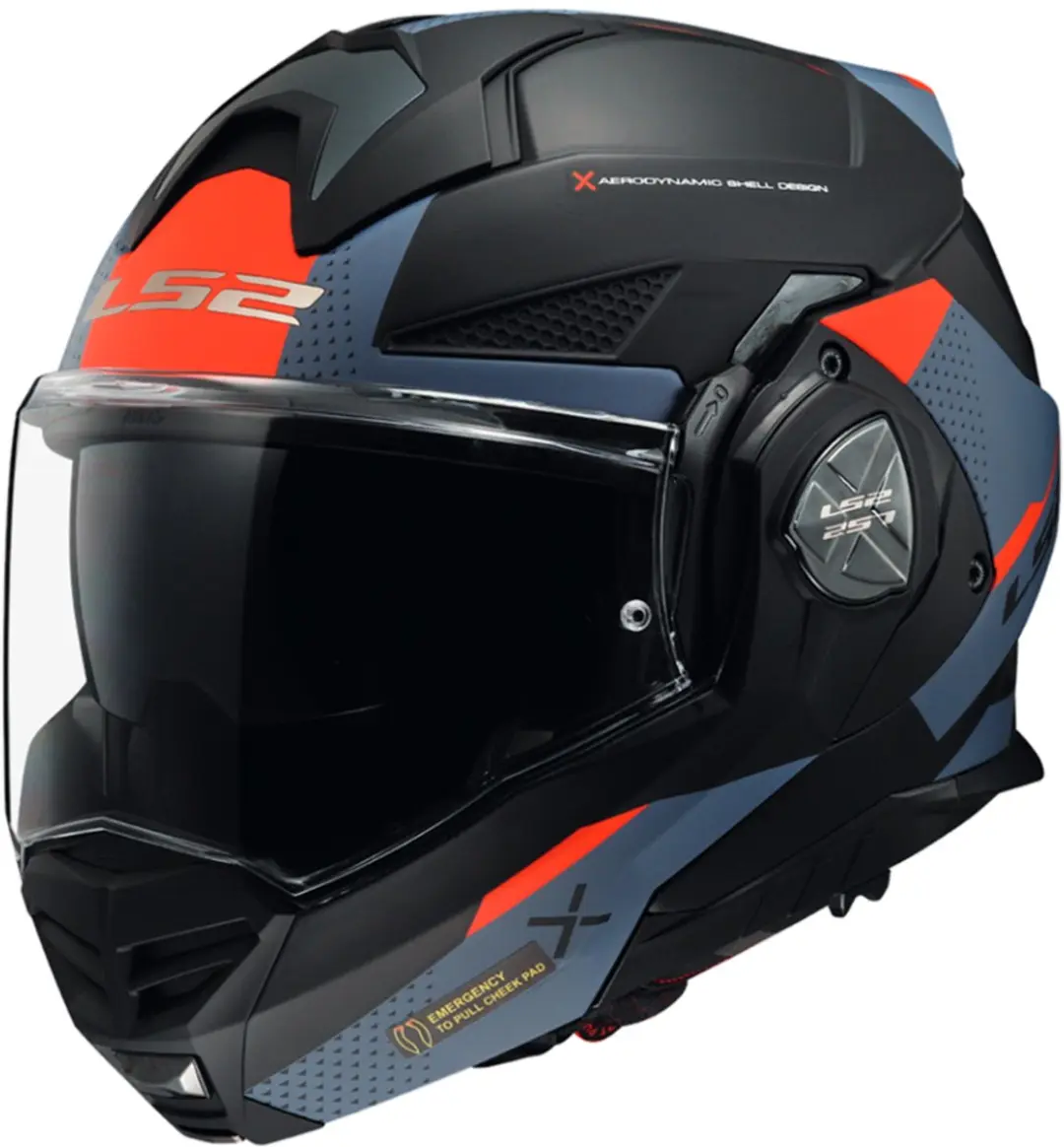 LS2 FF901 Advant X Oblivion Mat Zwart Titanium Systeemhelm