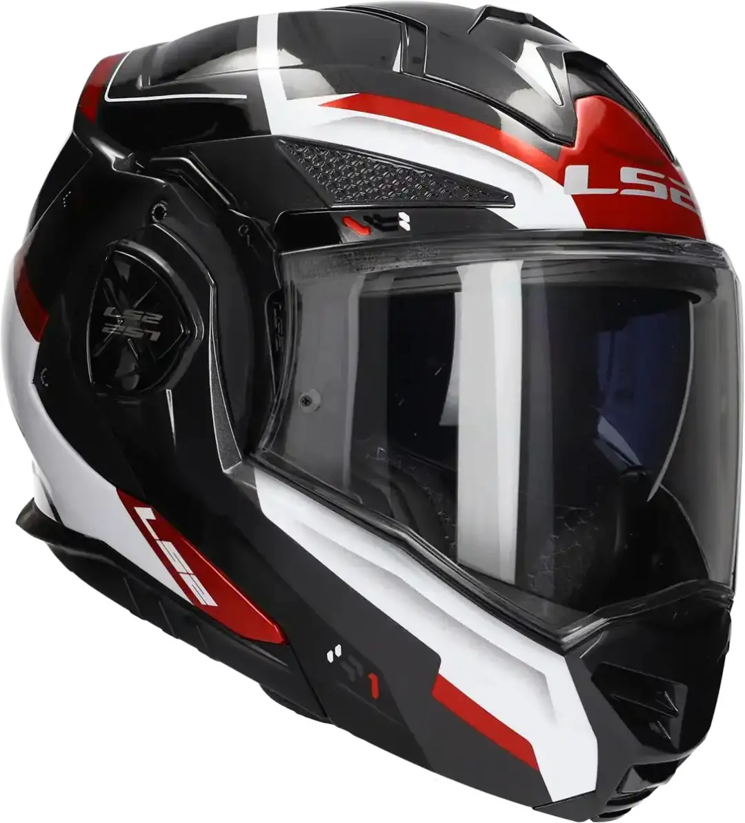 LS2 FF901 Advant X Spectrum Helm - Maat L - Zwart/Wit/Rood