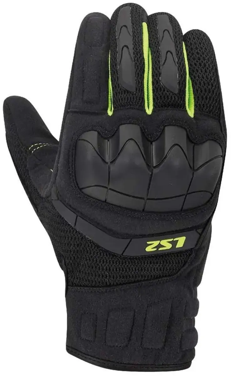 LS2 Kubra Motorhandschoenen - XL - Grijs/Fluor Geel - afbeelding 3 van 3