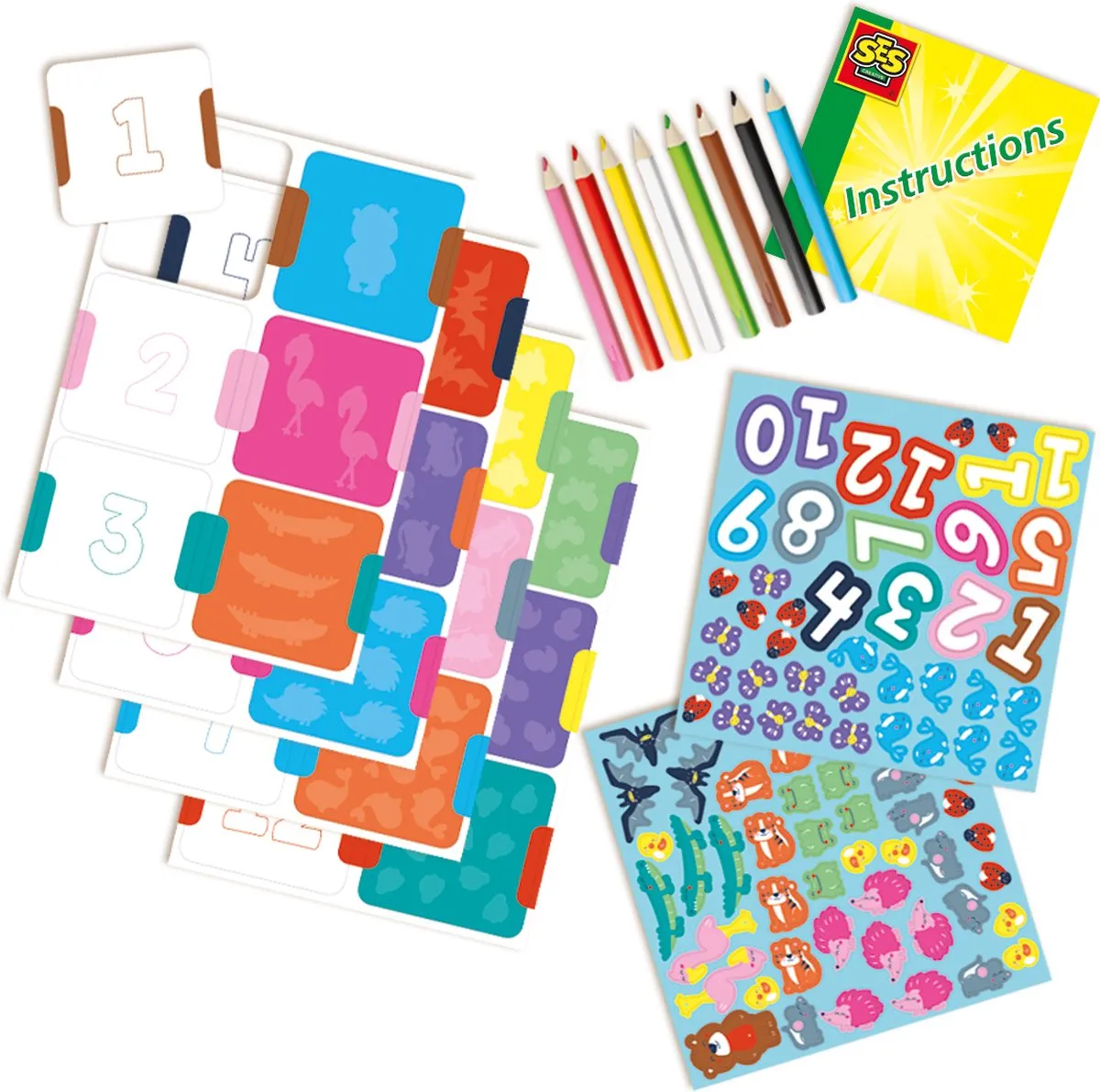 SES Creative Ik leer cijfers - Leerset 24 Kaarten