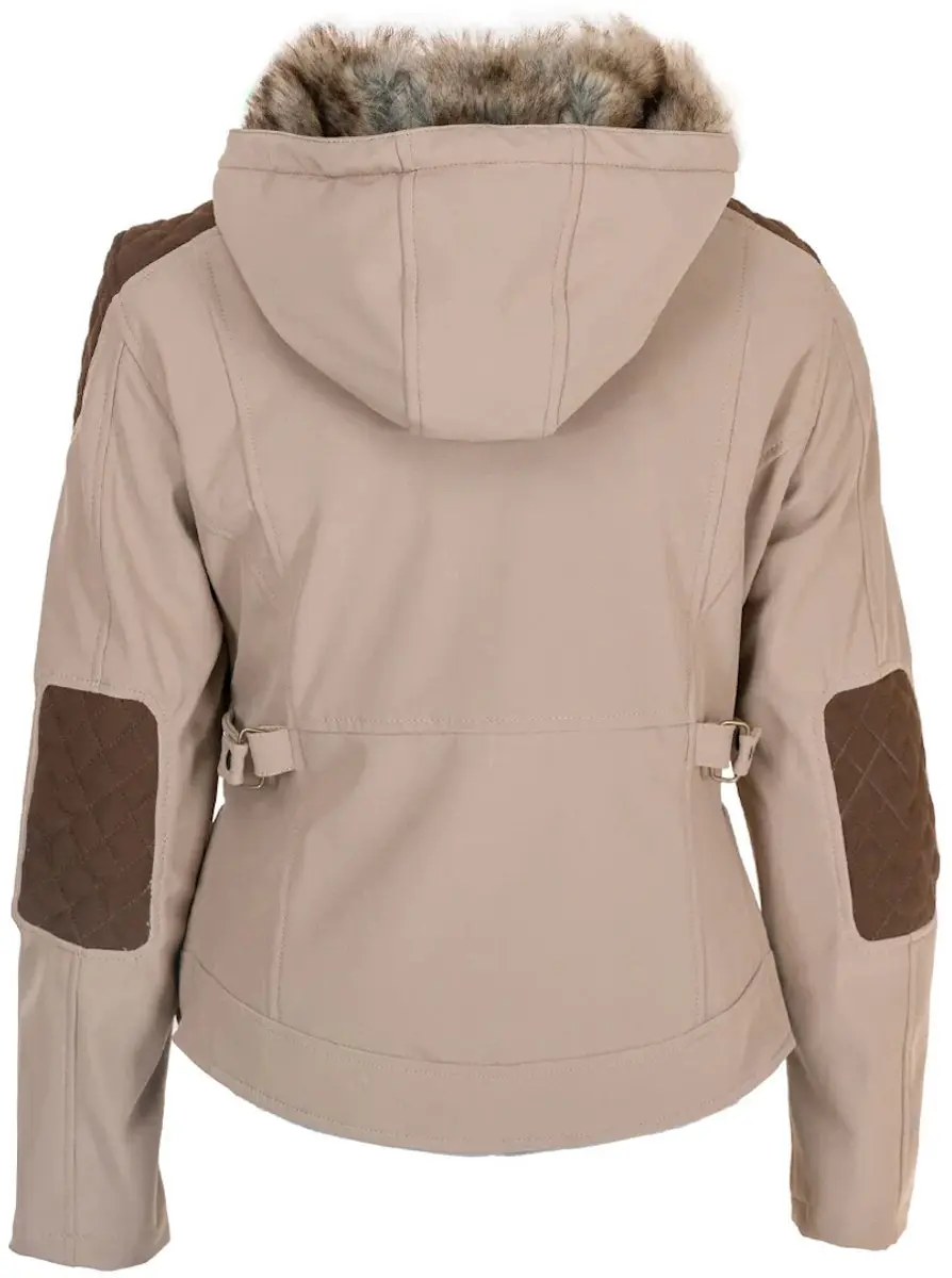 Gms Luna Dames Softshell Motorjas - Lichtbruin - 2XL - afbeelding 3 van 6