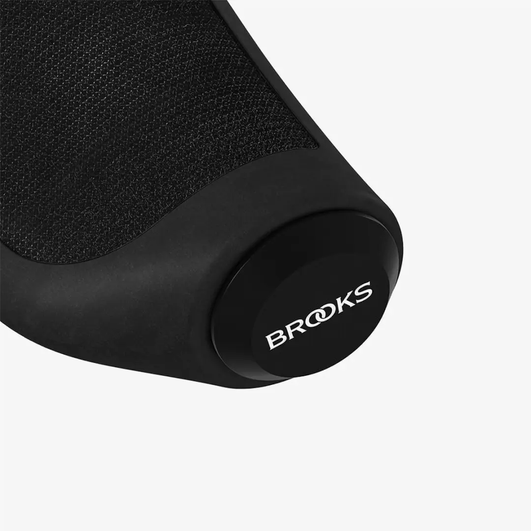 Brooks Ergonomic Handvatten 100mm - Zwart - afbeelding 5 van 6