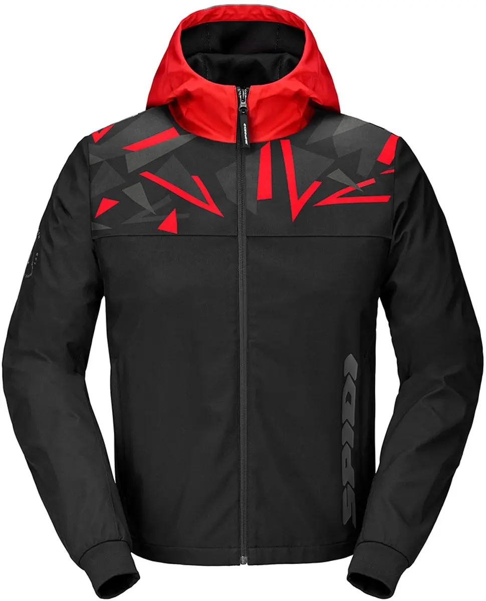 Spidi Hoodie Evo Sport Zwart Rood