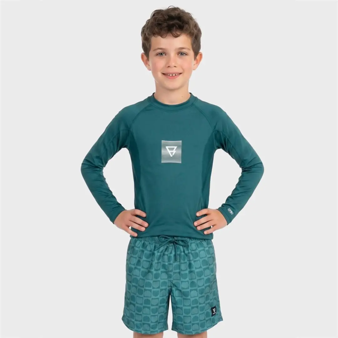 Brunotti Brushieldy Rashguard Mediterranea UV-shirt 50+ - 128 - afbeelding 6 van 6