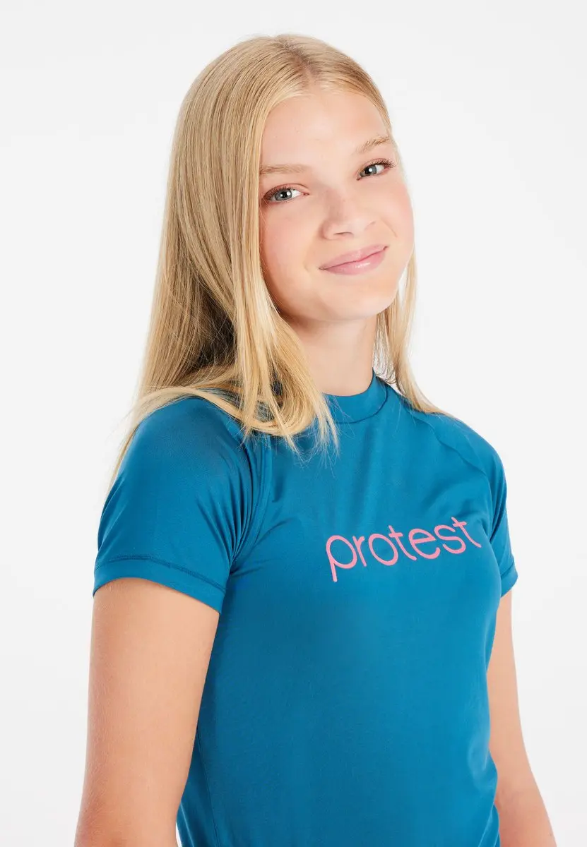 Protest Prtsenna Jr UV Shirt Meisjes 104 - Surfing Blue