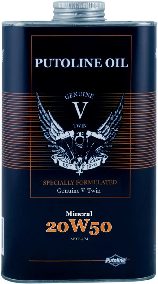 Putoline Genuine V-Twin Mineral 20W50 4T Olie 1L