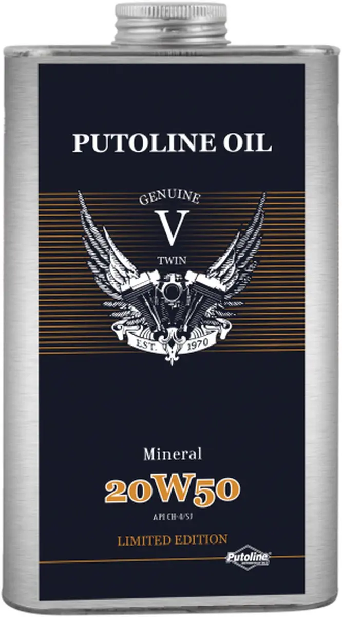 Putoline Genuine V-Twin Mineral 20W50 4T Olie 1L