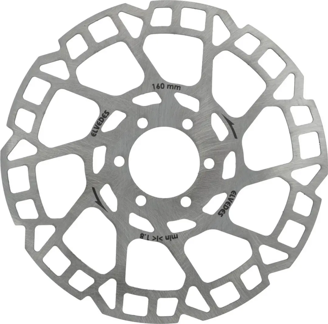 Elvedes remschijf 160mm zesgats 2.0mm