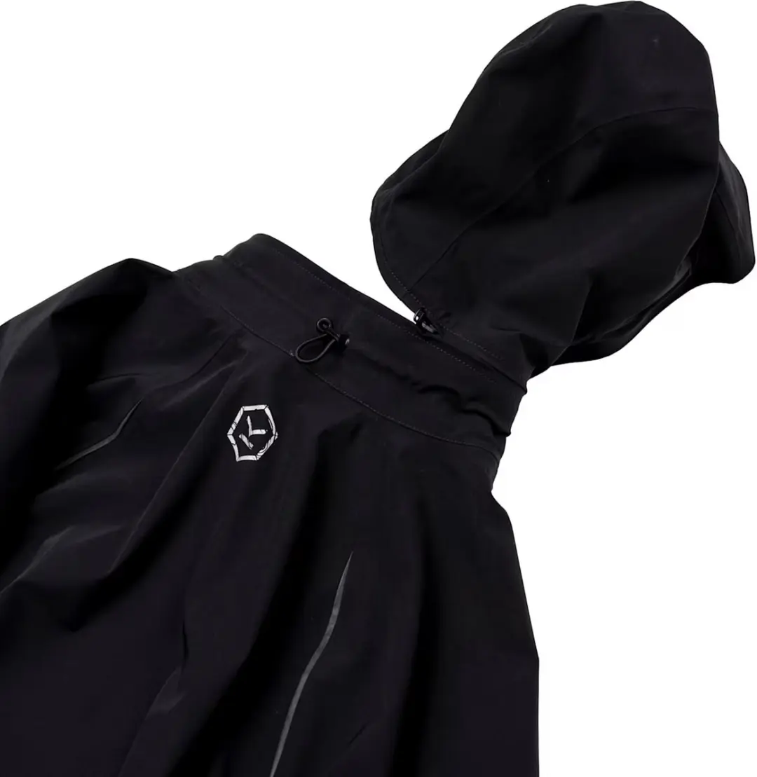 Knox Impass Motorfiets Regenjas - Zwart 2XL - afbeelding 4 van 6