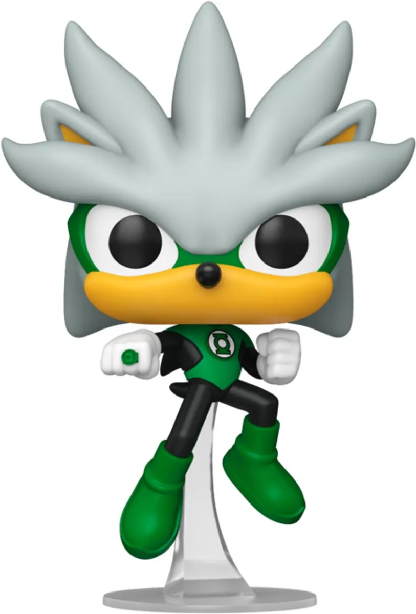Funko Pop! Sonic x Justice League Silver Green Lantern 592